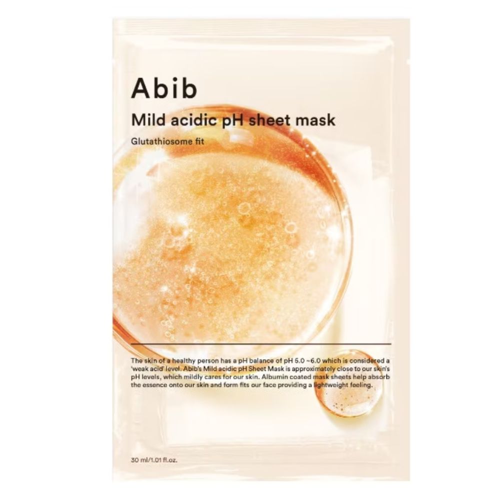 Abib – Mild Acidic pH Glutathiosome Fit Sheet Mask