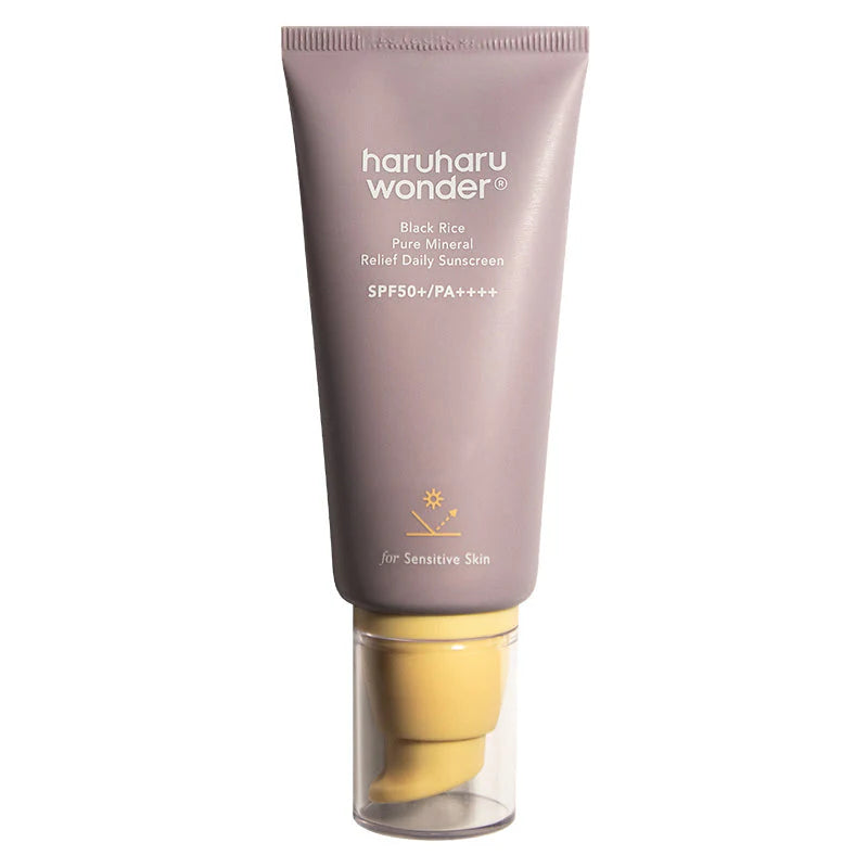 Haruharu Wonder – Black Rice Pure Mineral Relief Daily Sunscreen SPF50+ PA++++, 50ml