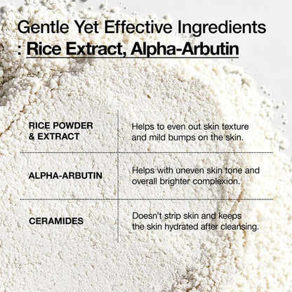 ANUA Rice Enzyme Brightening Cleansing Powder 40 ml
