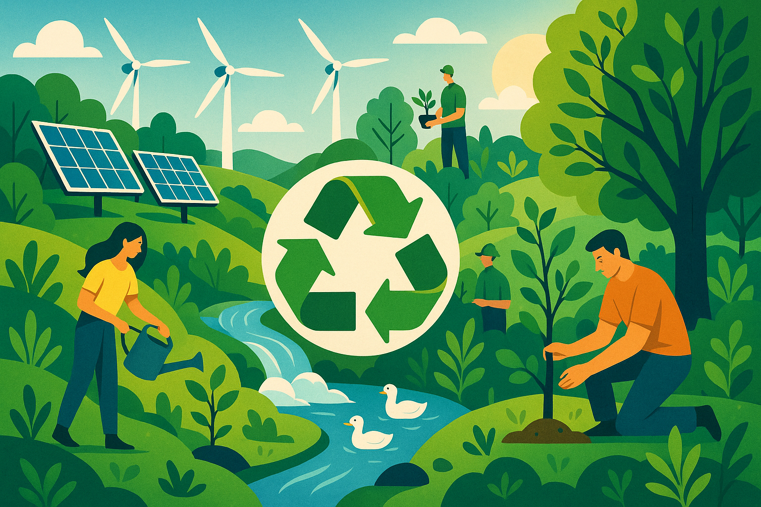 illustrate sustainability