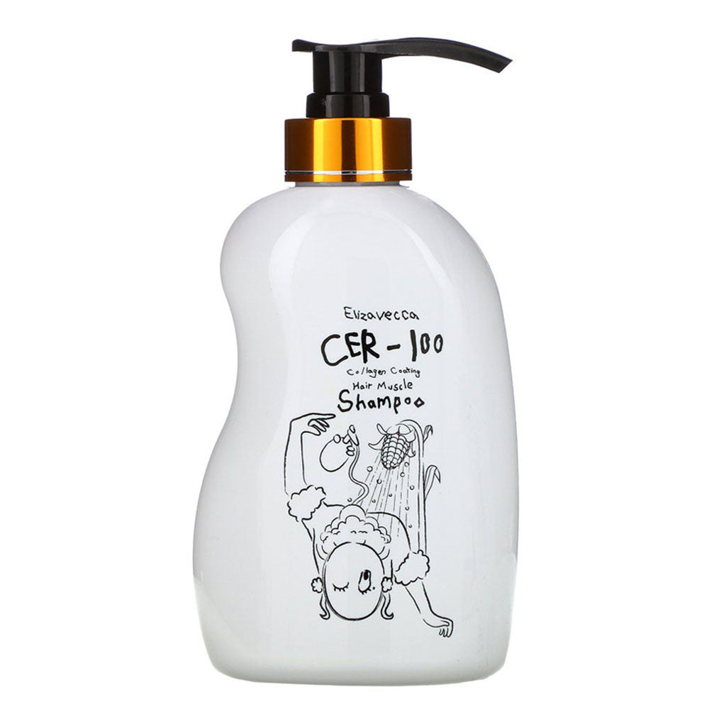 Elizavecca – CER-100 Collagen Coating Hair Muscle Shampoo, 500ml