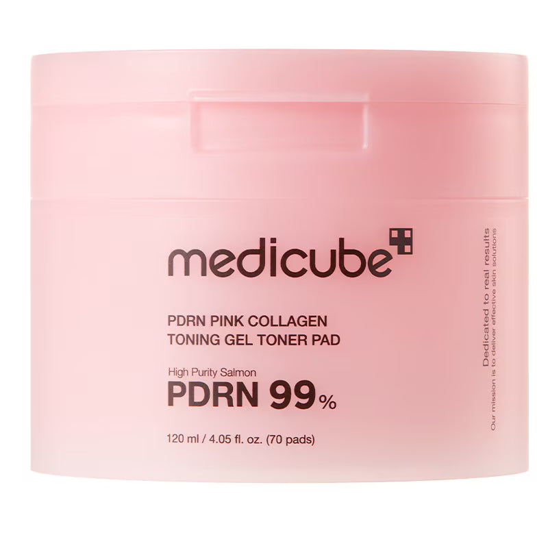Medicube – PDRN Pink Collagen Toning Gel Toner Pad, 120ml (70pcs)